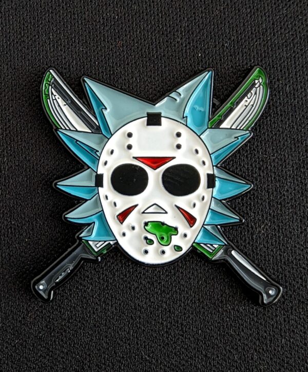 Pin Rick y Morty Viernes 13