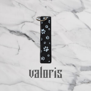 llavero huellas perro