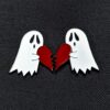 Pin Pareja de Fantasmas con Corazon