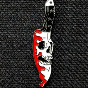 Pin cuchillo calavera