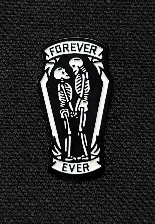 Pin Pareja de Esqueletos - Para Siempre