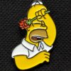 Pin Homer Simpson llorando con una rosa