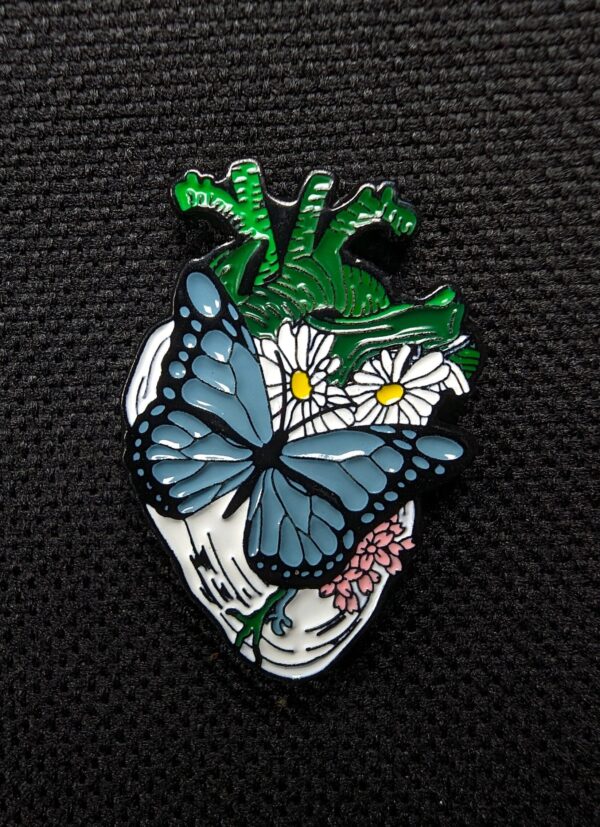 Pin Corazon Mariposa