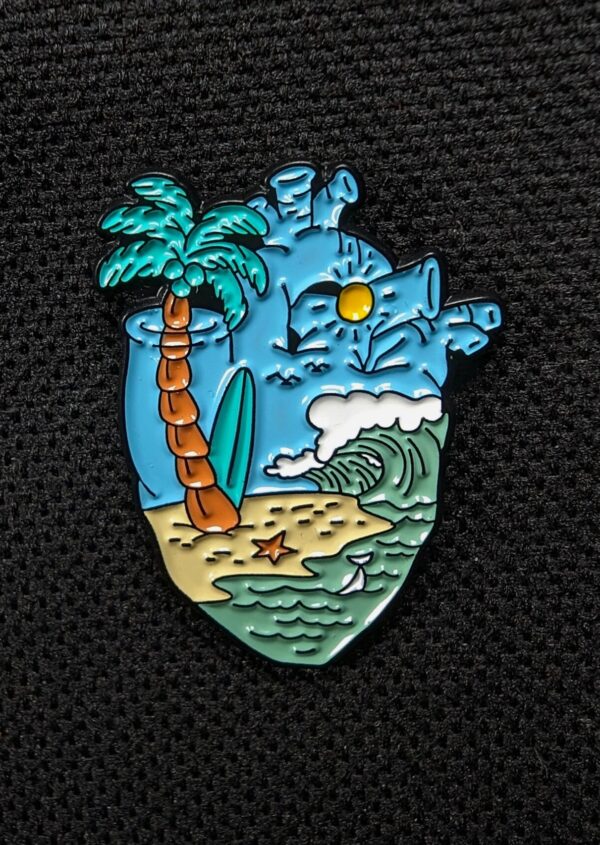 Pin Corazon Playa