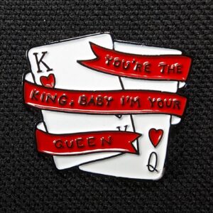 Pin Cartas Queen and King