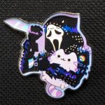 Pin Scream con Gato Cute