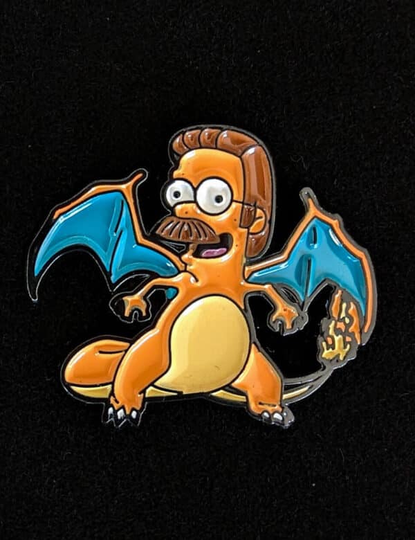 Pin Ned Flanders Charizard – Los Simpsons / Pokemon