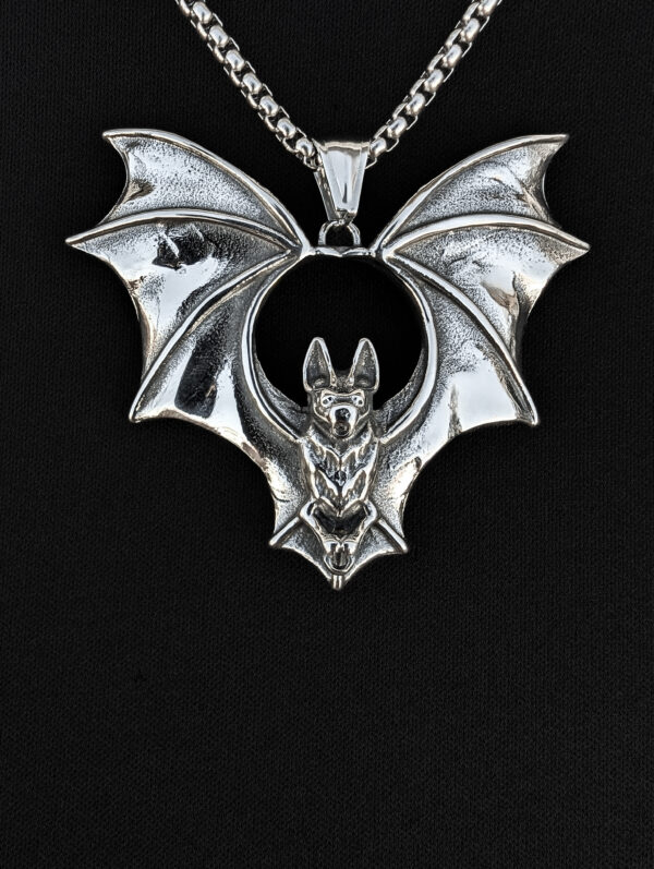 Collar murcielago punk dark