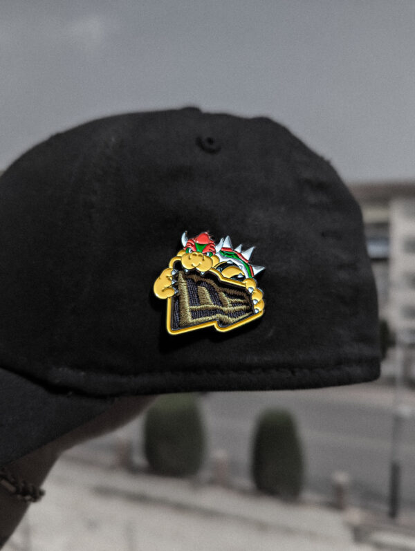 Pin para gorra new era bowser mario