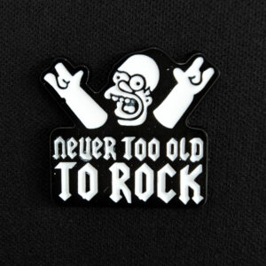 Pin Homer "Never too old to Rock" - Los Simpsons