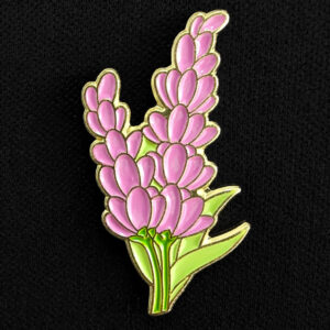 Pin Flor de Espiga Morada