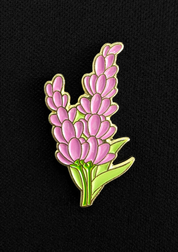 Pin Flor de Espiga Morada