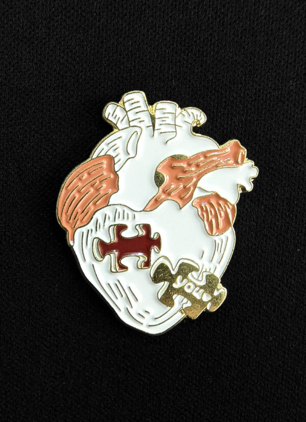 Pin Corazon Puzzle "You"