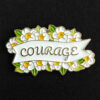 Pin Flores "Coraje"