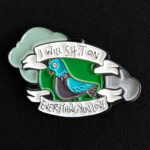 Pin Paloma "Voy a cagar en todo lo que tu amas"