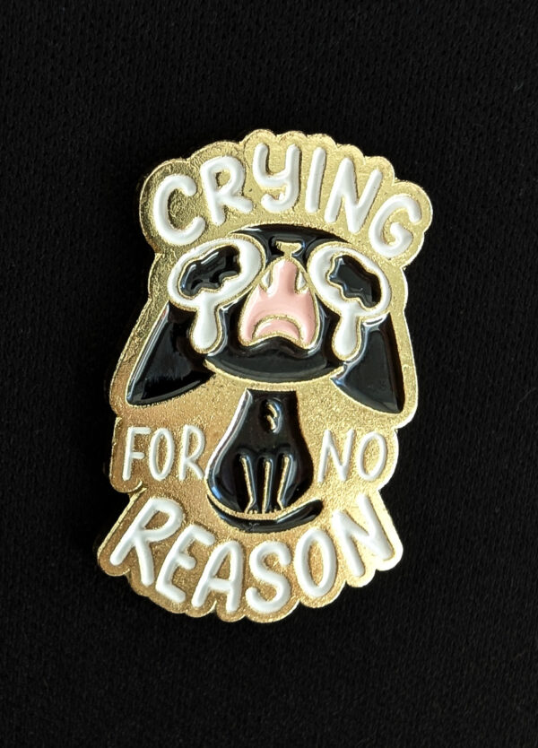 Pin Gato "Llorando sin razón"