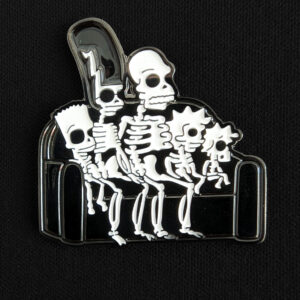 Pin Los Simpsons Esqueletos