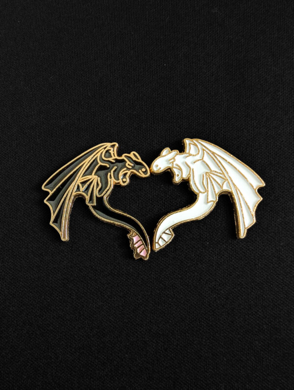 Pin Pareja de Dragones