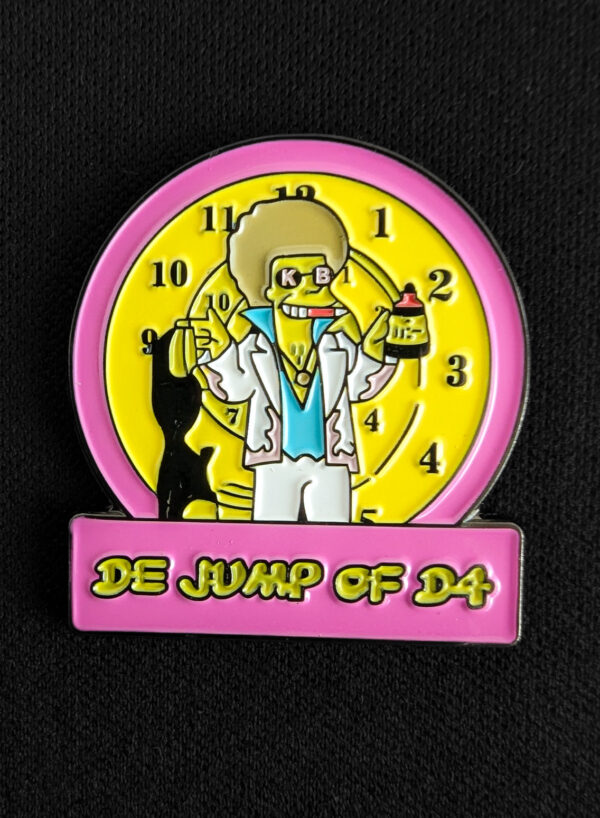 Pin Disco Stu - Los Simpsons