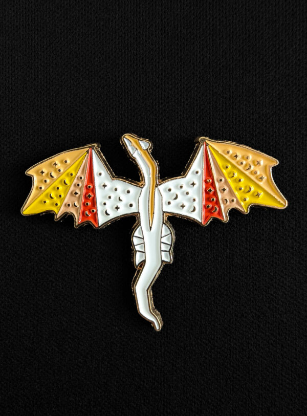 Pin Dragon Naranja
