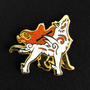 Pin Lobo Blanco Okami