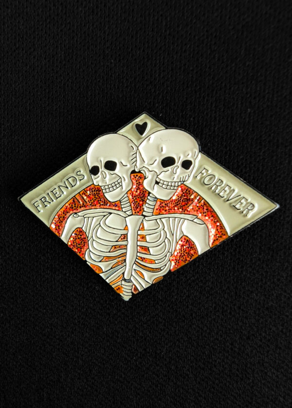 Pin Calaveras "Friends Forever"